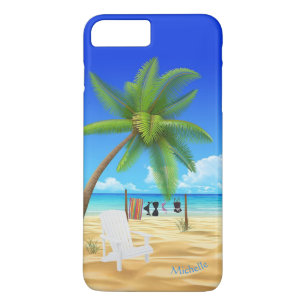 Individuelle Name Ocean Beach Scene Case-Mate iPhone Hülle