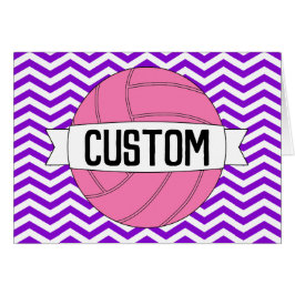 Individuelle Name- oder Textrosa-Volleyball-Grußka