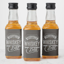 Individuelle Name Old Deluxe Liquor Label Whiskey