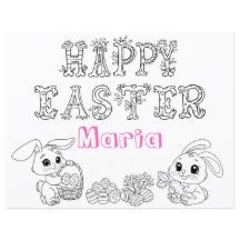 Individuelle Name Osterfarbenübersicht