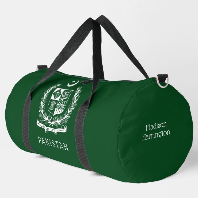 Individuelle Name Pakistan Duffle Bag (Linke Ecke)