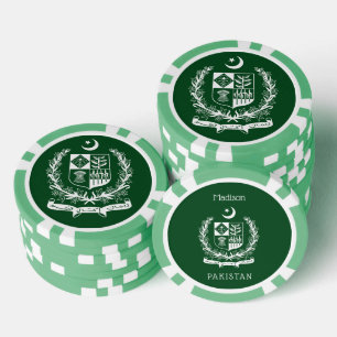 Individuelle Name Pakistan Pokerchips