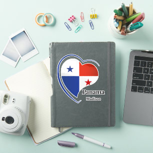 Individuelle Name Panama Liebe Aufkleber