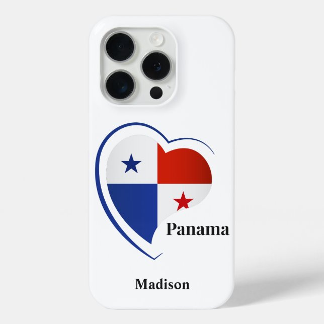 Individuelle Name Panama Liebe Case-Mate iPhone Hülle (Rückseite)