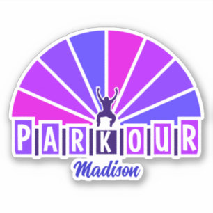 INDIVIDUELLE NAME PARKOUR AUFKLEBER