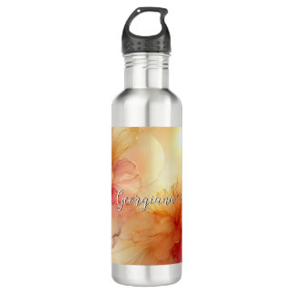 Individuelle Name Peach Raspberry Frische Pasta ma Edelstahlflasche