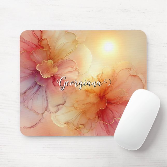 Individuelle Name Peach Raspberry Frische Pasta ma Mousepad (Mit Mouse)