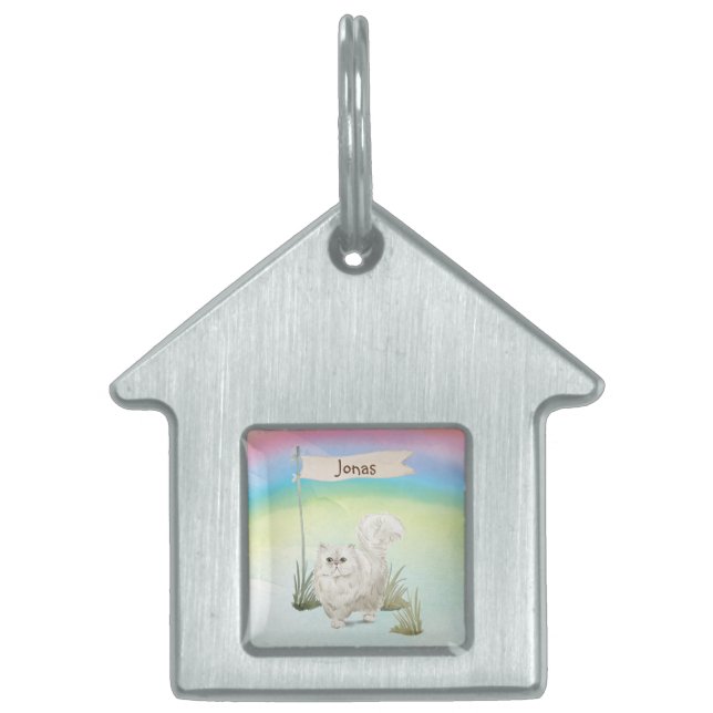 Individuelle Name Persian Cat Pet Tiermarke (Vorderseite)