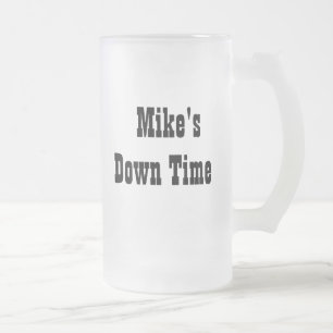 individuelle Name personalisieren Mattierte Tasse 