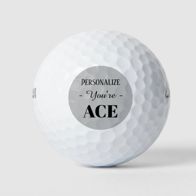 Individuelle Name Personalisiert Golfball (Vorderseite)