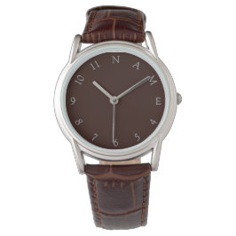 Individuelle Name Personalisiert Mens Classic Wris Armbanduhr