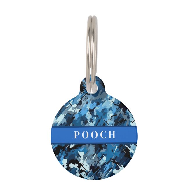 Individuelle Name Pet-Tag Haustiermarke (Vorderseite)