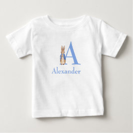 Individuelle Name Peter das Kaninchen Baby T-shirt
