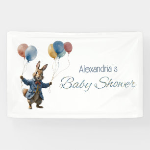Individuelle Name Peter der Kaninchen Babydusche Banner