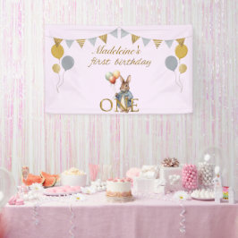 Individuelle Name Peter der Kaninchen Erster Gebur Banner