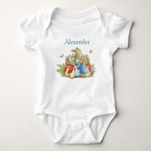 Individuelle Name Peter der Kaninchen mit Josephin Baby Strampler