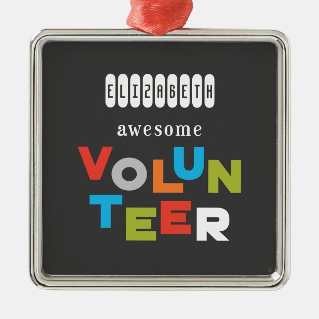 Individuelle Name, Phantastische Anerkennung von F Silbernes Ornament (Vorne)