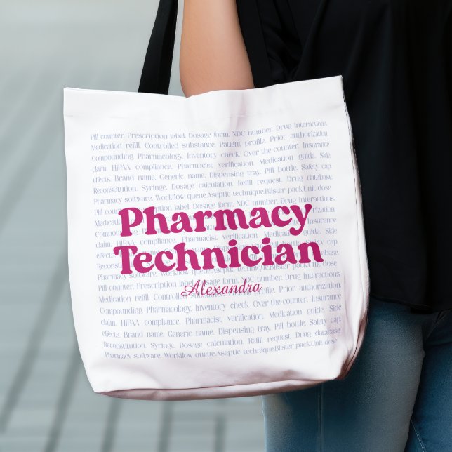 Individuelle Name Pharmacy Technician Typografie W (Von Creator hochgeladen)