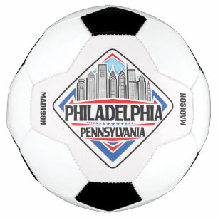 Individuelle Name Philadelphia Pennsylvania Fußball