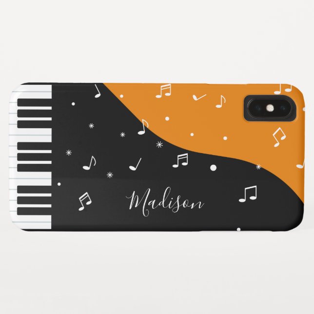 individuelle Name Piano Musikkassetten Case-Mate iPhone Hülle (Rückseite (Horizontal))