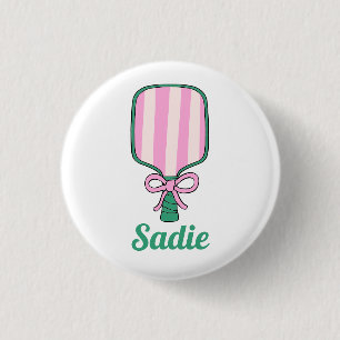 Individuelle Name Pickleball-Taste Button