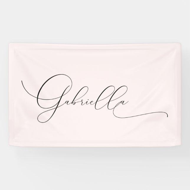 Individuelle Name Pink Banner (Horizontal)