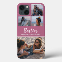 Individuelle Name Pink Best Friends FotoCollage