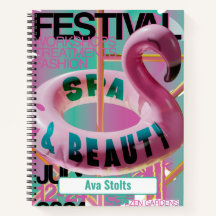 Individuelle Name Pink Flamingo Float