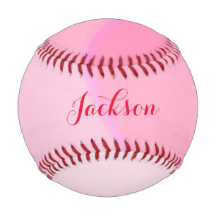 Individuelle Name Pink Wirbel Baseball