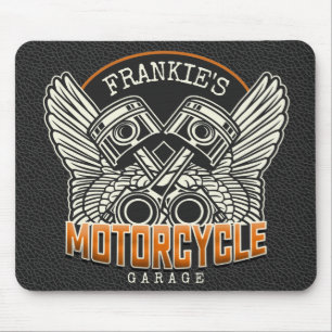 Individuelle Name Pistolen Wings Motorrad Fahrradg Mousepad