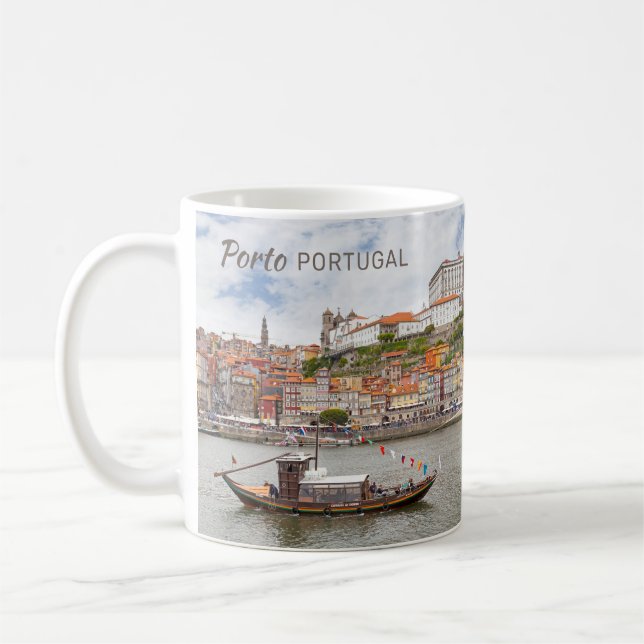 Individuelle Name Porto Portugal Kaffeetasse (Links)
