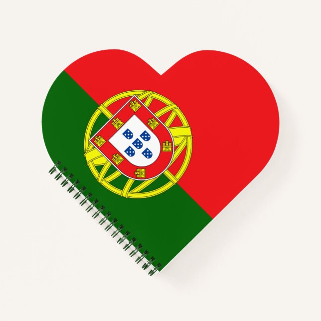 Individuelle Name Portugese Flag Notizbuch (Vorderseite)