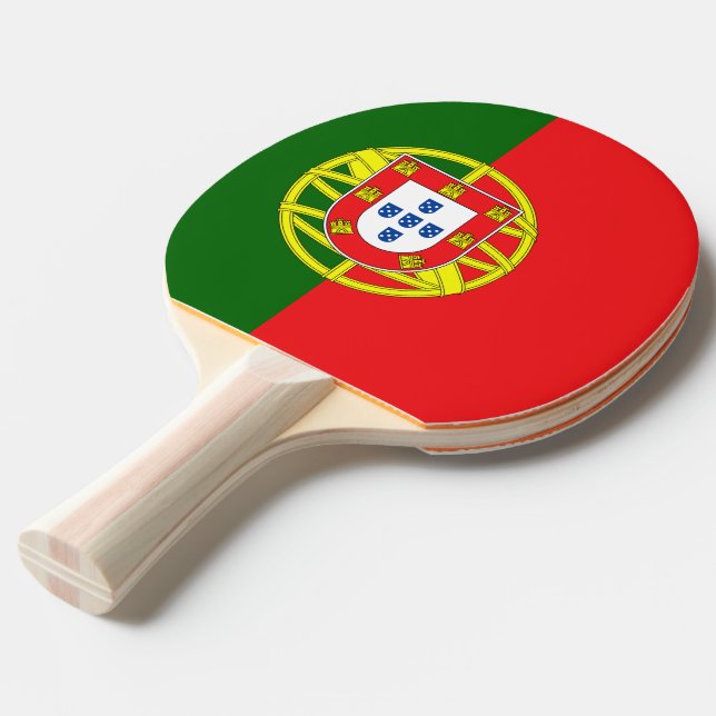 Individuelle Name Portugese Flag Tischtennis Schläger (Vorderseite)