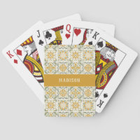 Individuelle Name Portugese Tiles Pattern