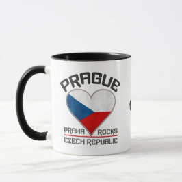 Individuelle Name PRAGUE Tasse