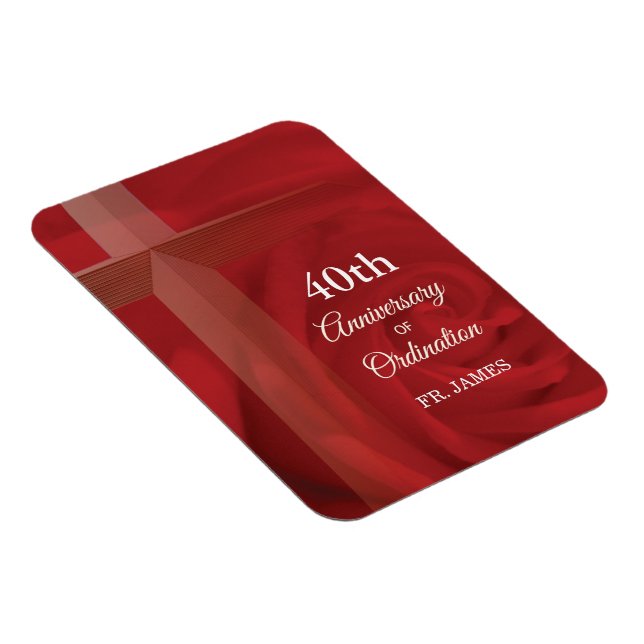 Individuelle Name Priester Anniversary Ordination  Magnet (Rechte Seite)