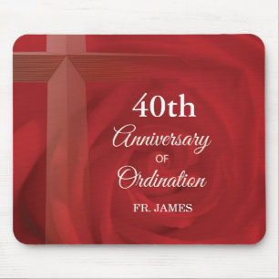 Individuelle Name Priester Anniversary Ordination  Mousepad