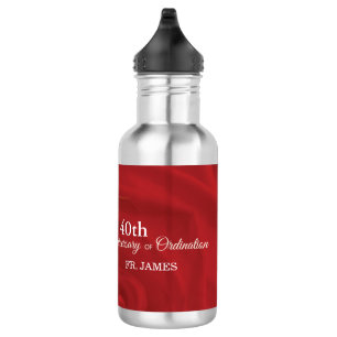 Individuelle Name Priester Anniversary Ordination Trinkflasche