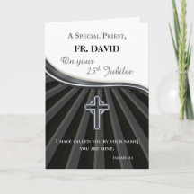 Individuelle Name Priester Silver Jubiläum der Ord