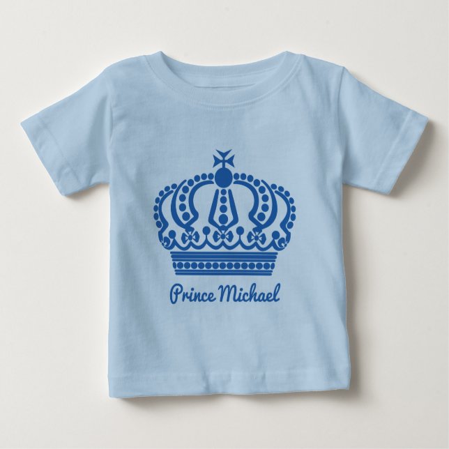 Individuelle Name "Prince"-Kleidung Baby T-shirt (Vorderseite)