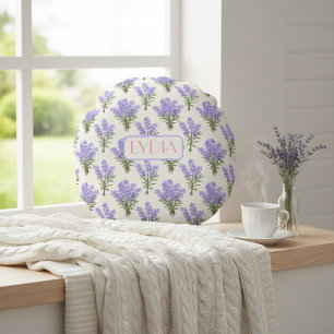 Individuelle Name Provence Lavender Throw Kissen