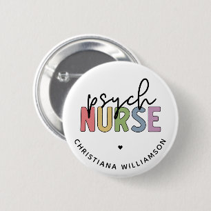 Individuelle Name Psych Nurse   Psychiatrische Kra Button