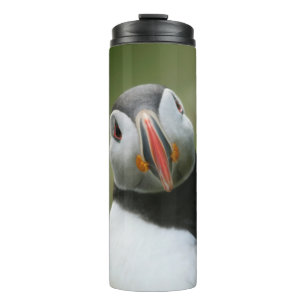 Individuelle Name Puffin Thermosbecher