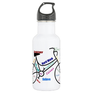 Individuelle Name Radsport, Fahrrad, Motivierend Trinkflasche