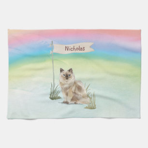 Individuelle Name Ragdoll Cat Pet Geschirrtuch