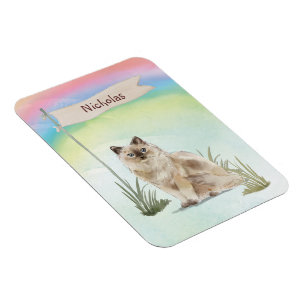 Individuelle Name Ragdoll Cat Pet Magnet