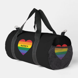 Individuelle Name Rainbow Liebe Duffle Bag