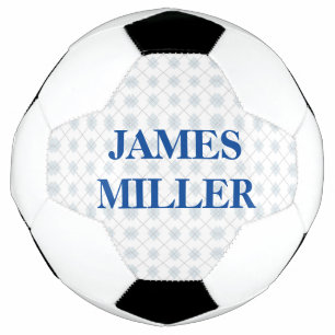 individuelle Name-Rautenmuster Fußball
