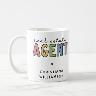 Individuelle Name Real Anwesen Agent   Geschenke v Kaffeetasse