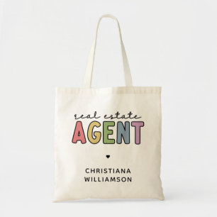 Individuelle Name Real Anwesen Agent Geschenke v Tragetasche